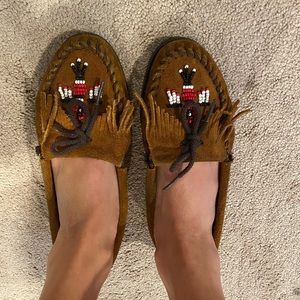 Women's Minnetonka Thunderbird Moccasin (worn)